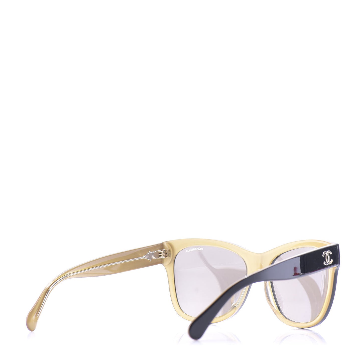 Acetate Square CC Sunglasses 5380 Black