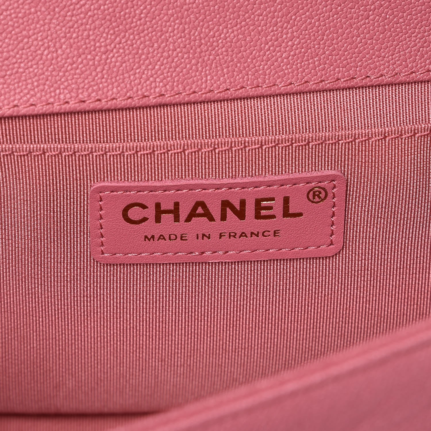 Chanel Caviar Chevron Quilted Medium Boy Flap Pink 6 of 8