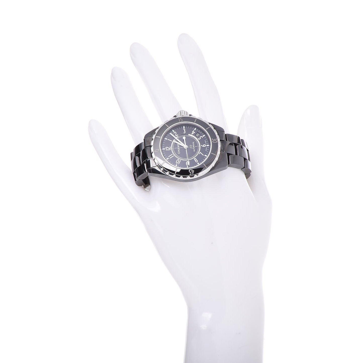 Stainless Steel Ceramic 38mm J12 Automatic Watch Black