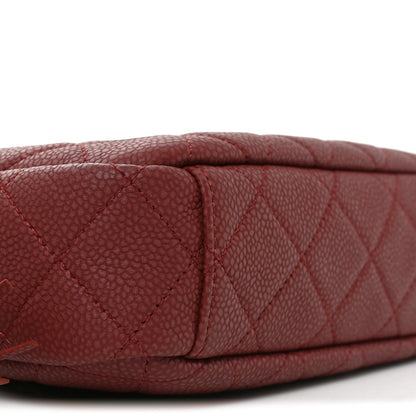 Chanel Caviar Quilted Medium Coco Tassel Camera Case Burgundy 9 of 10