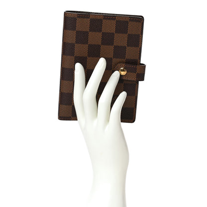 Louis Vuitton Damier Ebene Small Ring Agenda Cover 2 of 9