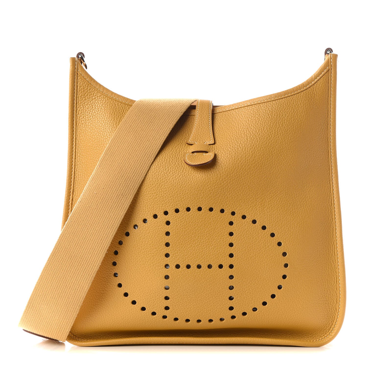 Hermes Taurillon Clemence Evelyne PM Curry 1 of 8