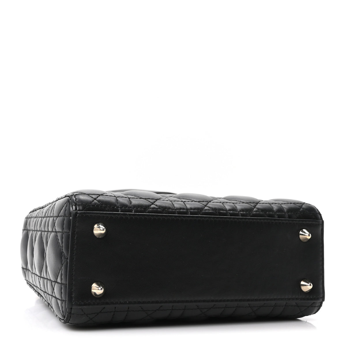 Christian Dior Lambskin Cannage Small My ABCDior Lady Dior Black 4 of 11