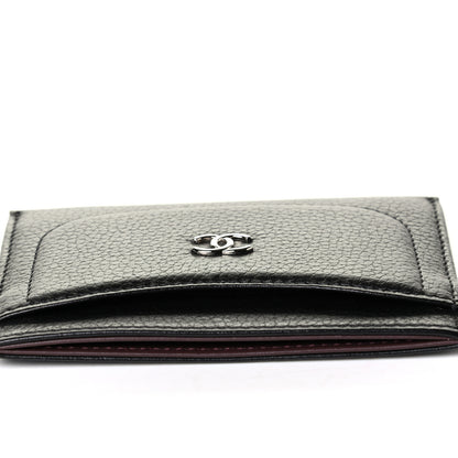Chanel Goatskin CC Card Holder Black 7 of 7
