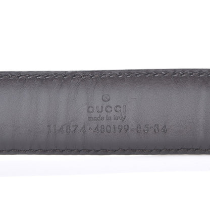 Gucci Monogram Interlocking G Belt 85 34 Dark Brown 6 of 8