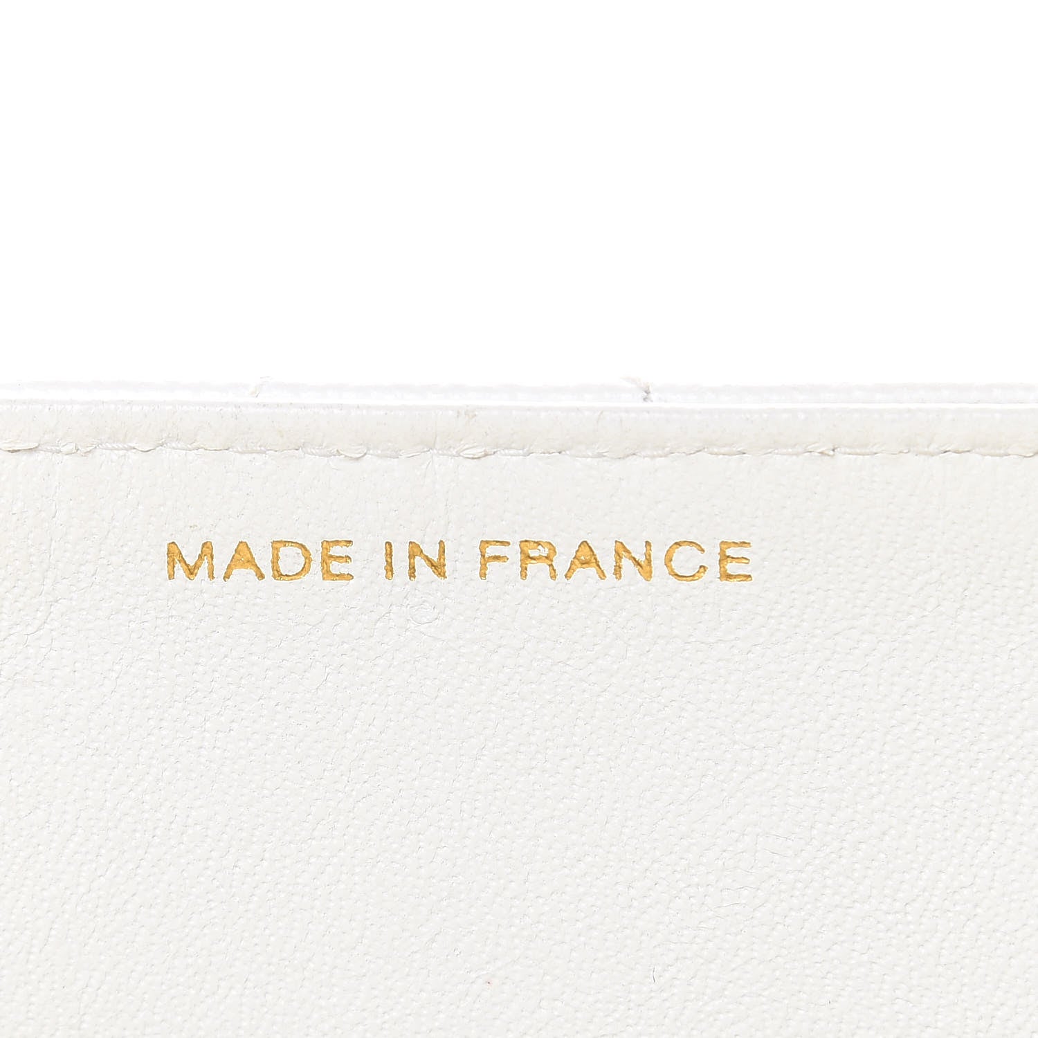 Chanel Caviar Stitched Flap Shoulder Bag White 7 of 14