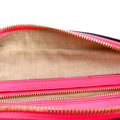 Gucci Canvas Flora Floral Shoulder Bag White Fuchsia Fluo 35 of 46