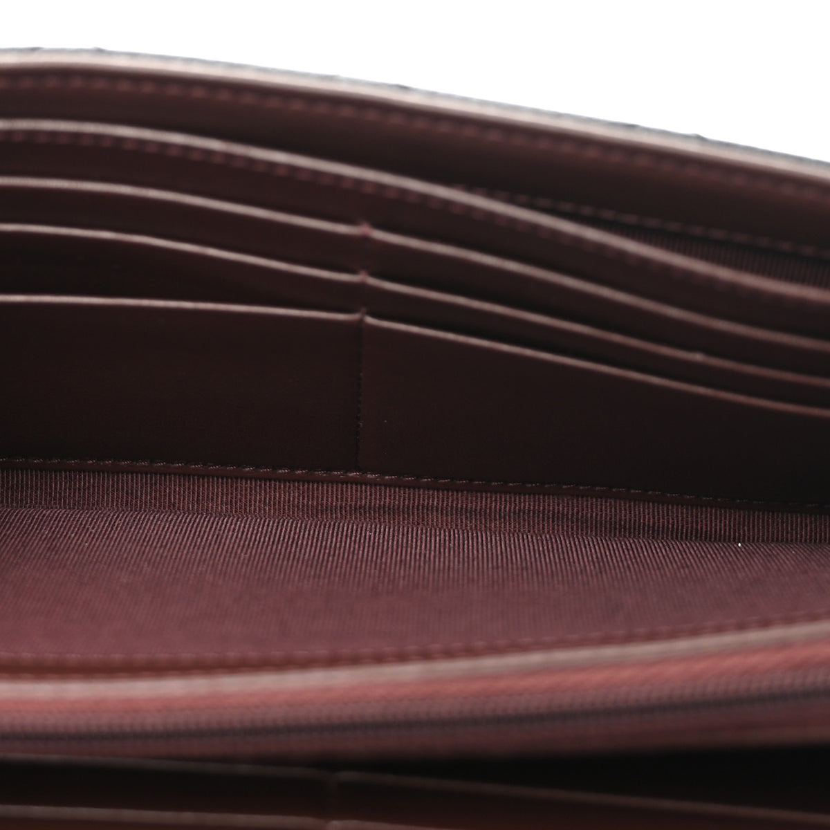Caviar Quilted Large Gusset Flap Wallet Black