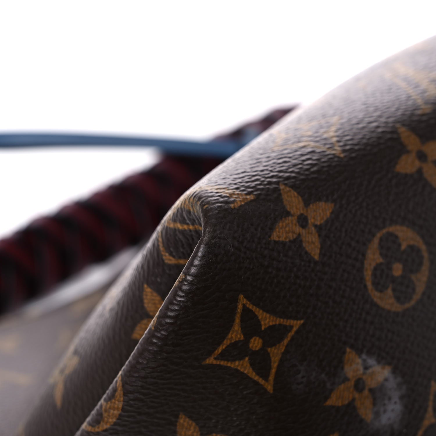 Louis Vuitton Monogram Beaubourg Hobo Mini Bordeaux Red Peach Safran Blue Jean Blue 10 of 15