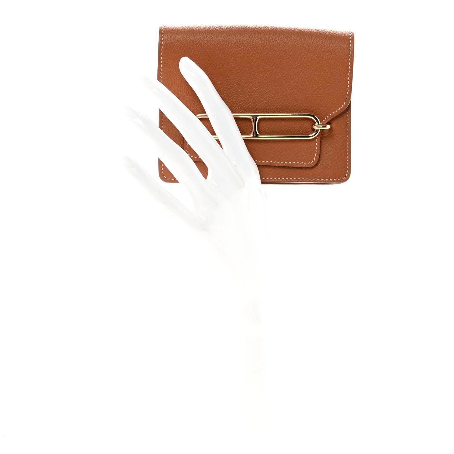 Hermes Evercolor Roulis Slim Wallet Gold 2 of 8