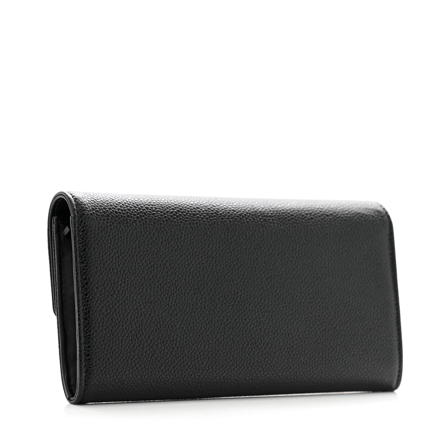 Caviar Timeless CC Large Gusset Flap Wallet Black