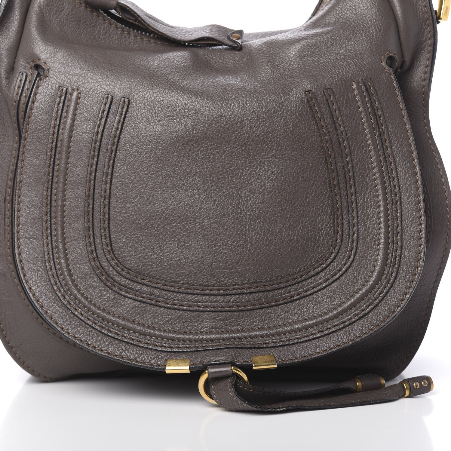Chloe Calfskin Medium Marcie Hobo Ash 15 of 17