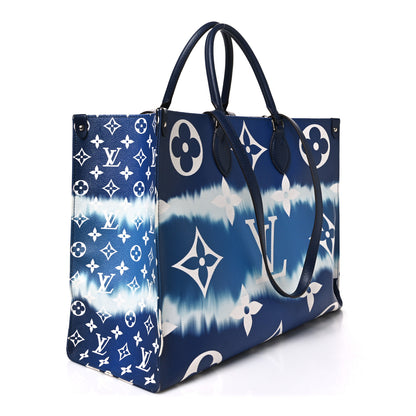 Louis Vuitton Monogram Escale Onthego GM Blue 3 of 11