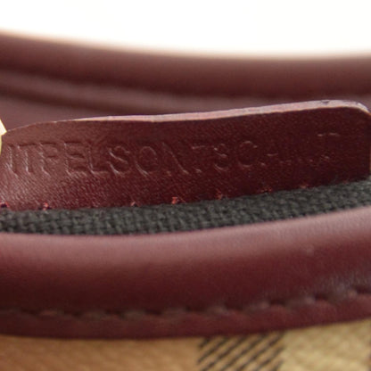 Burberry Haymarket Check Hobo Red 6 of 7