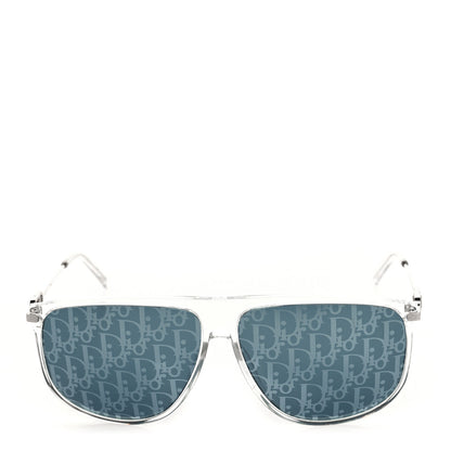 Christian Dior Acetate Oblique CD Rectangular Sunglasses 2 of 8