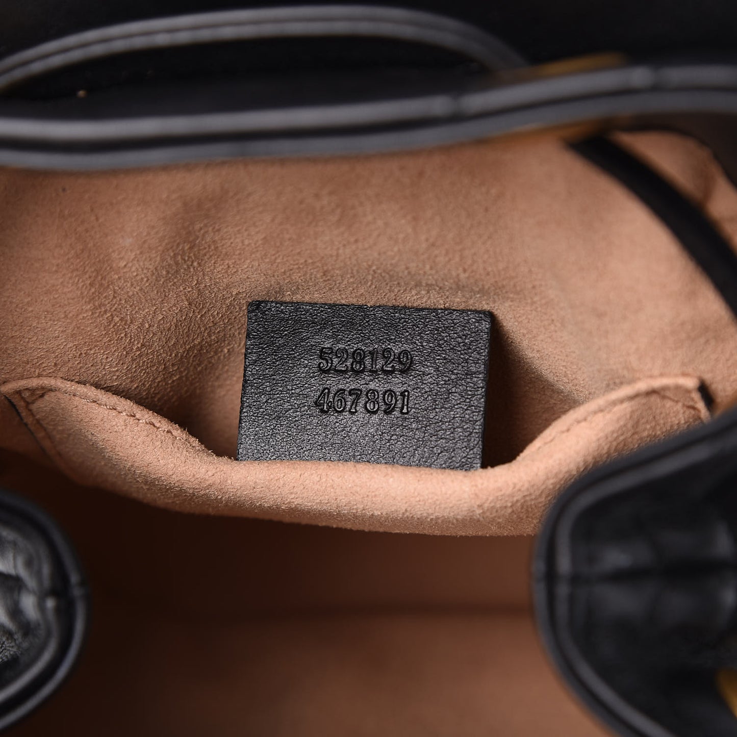 Calfskin Matelasse GG Marmont Flap Backpack Black