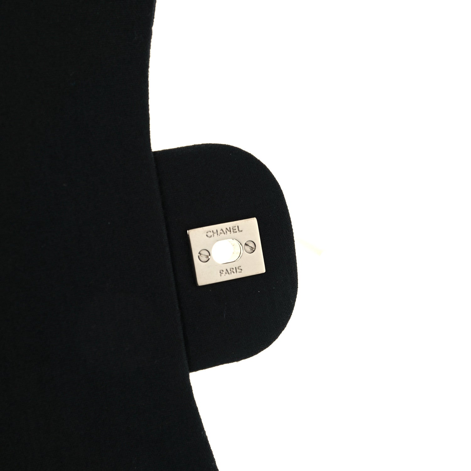 Chanel Jersey Quilted Jumbo Single Flap Black 8 of 13