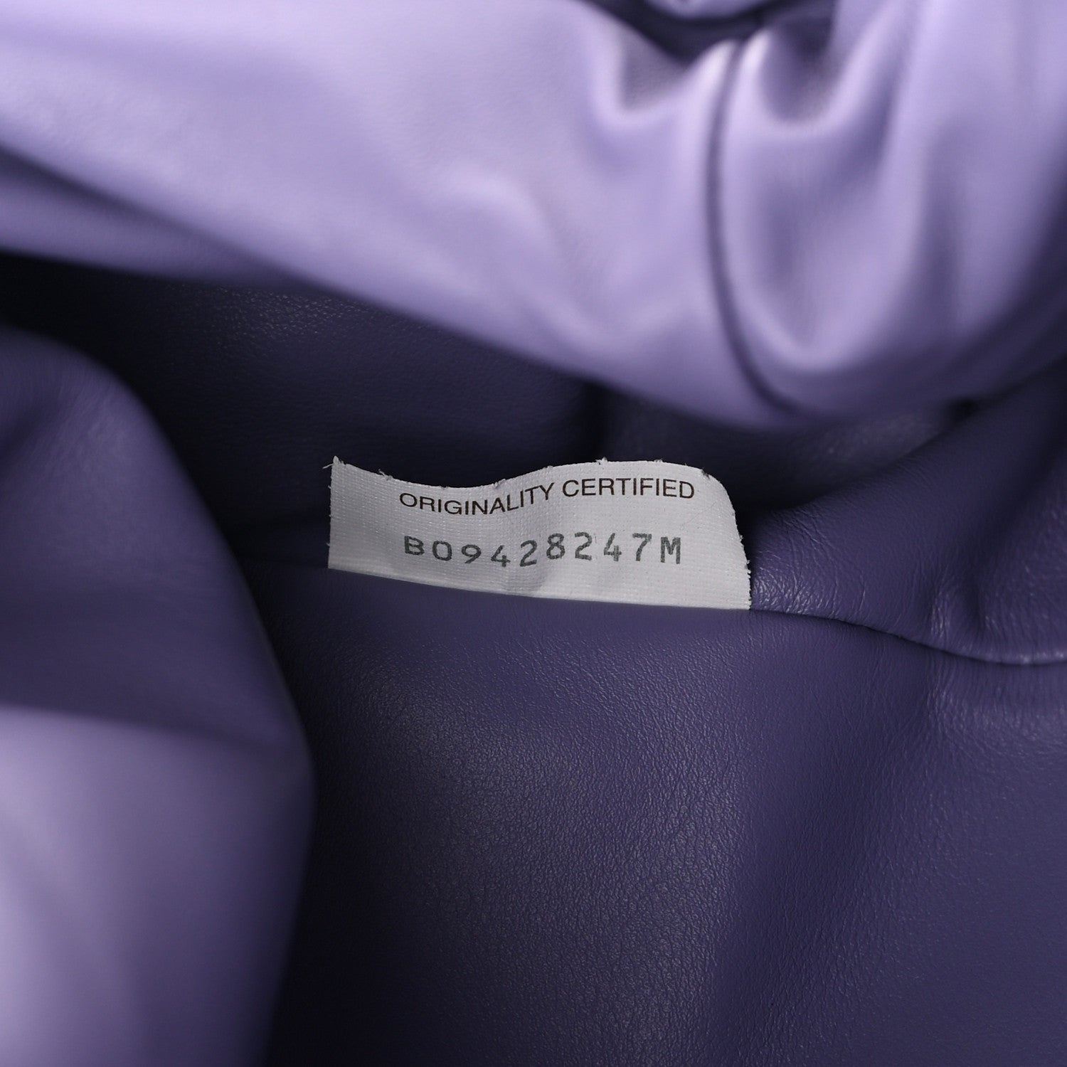 Bottega Veneta Smooth Butter Calf The Pouch Oversized Clutch Purple 7 of 10