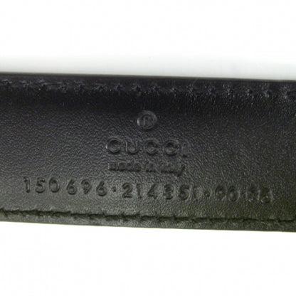 Gucci Patent Chain Belt Black 36 3 of 5