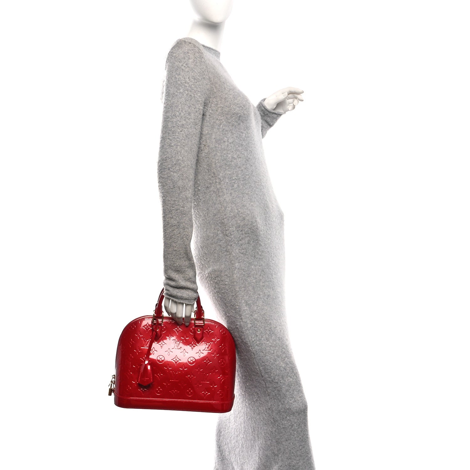 Louis Vuitton Vernis Alma PM Cherry 2 of 10
