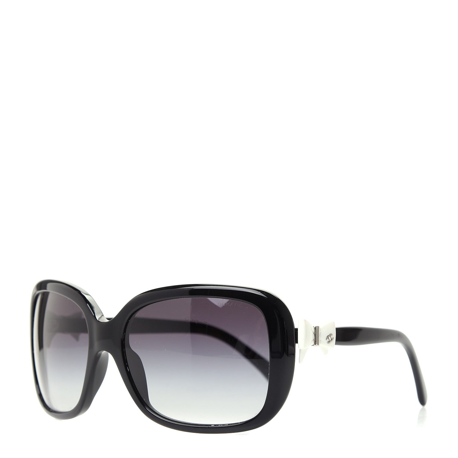 Chanel Acetate CC Bow Sunglasses 5170 Black 1 of 8