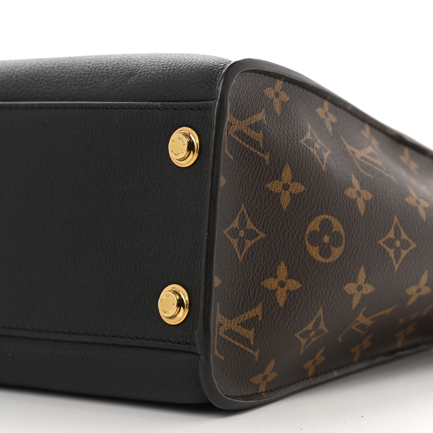 Calfskin Monogram On My Side Black