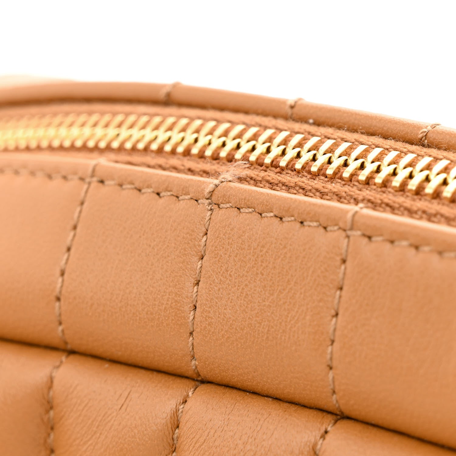 Burberry Lambskin Quilted Small Lola Camera Bag Maple Brown 11 of 11