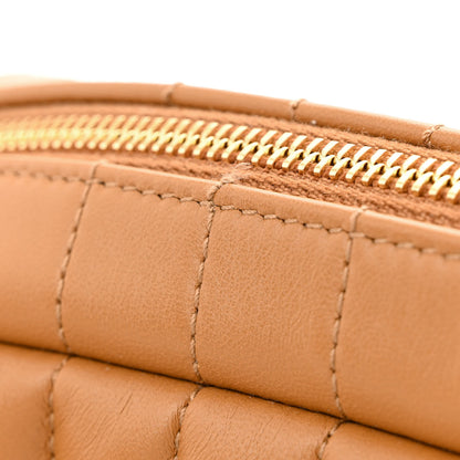 Burberry Lambskin Quilted Small Lola Camera Bag Maple Brown 11 of 11
