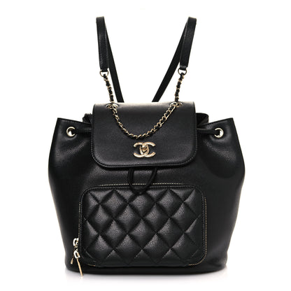Chanel Caviar Quilted Business Affinity Backpack Black 1 of 12