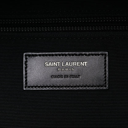 Saint Laurent Wool Tartan City Backpack Red Black 6 of 10