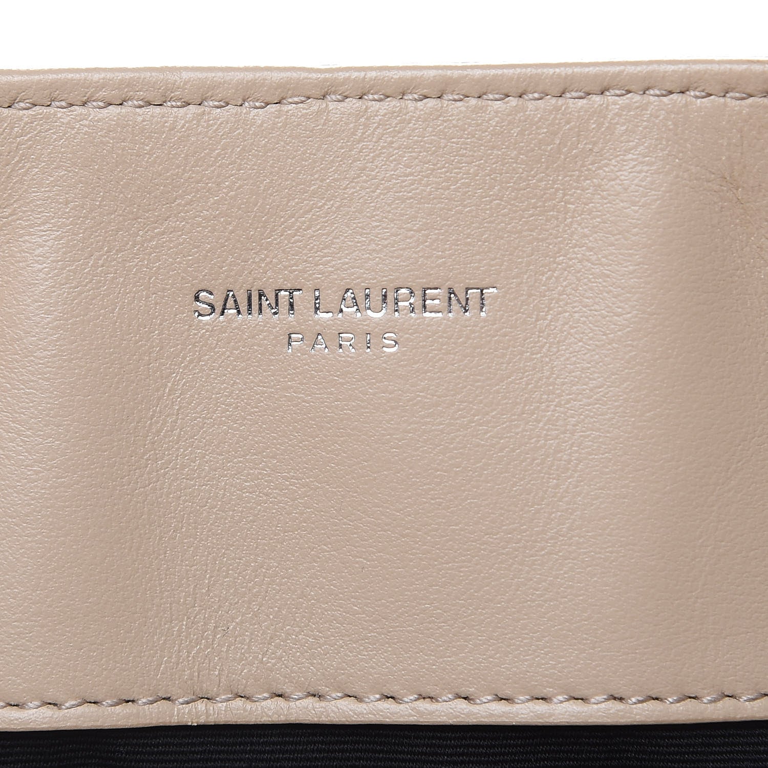 Saint Laurent Calfskin Y Quilted Monogram Large Loulou Shopper Nude Powder 7 of 14