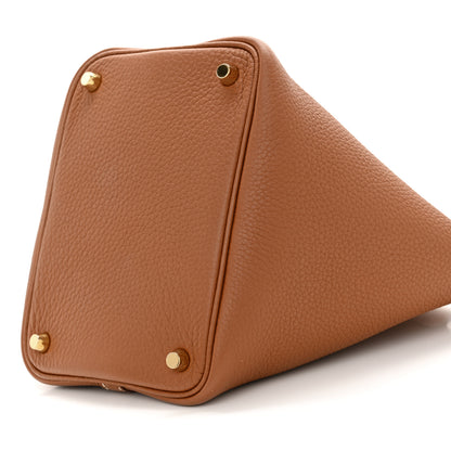 Hermes Taurillon Clemence Picotin Lock 18 PM Gold 10 of 11
