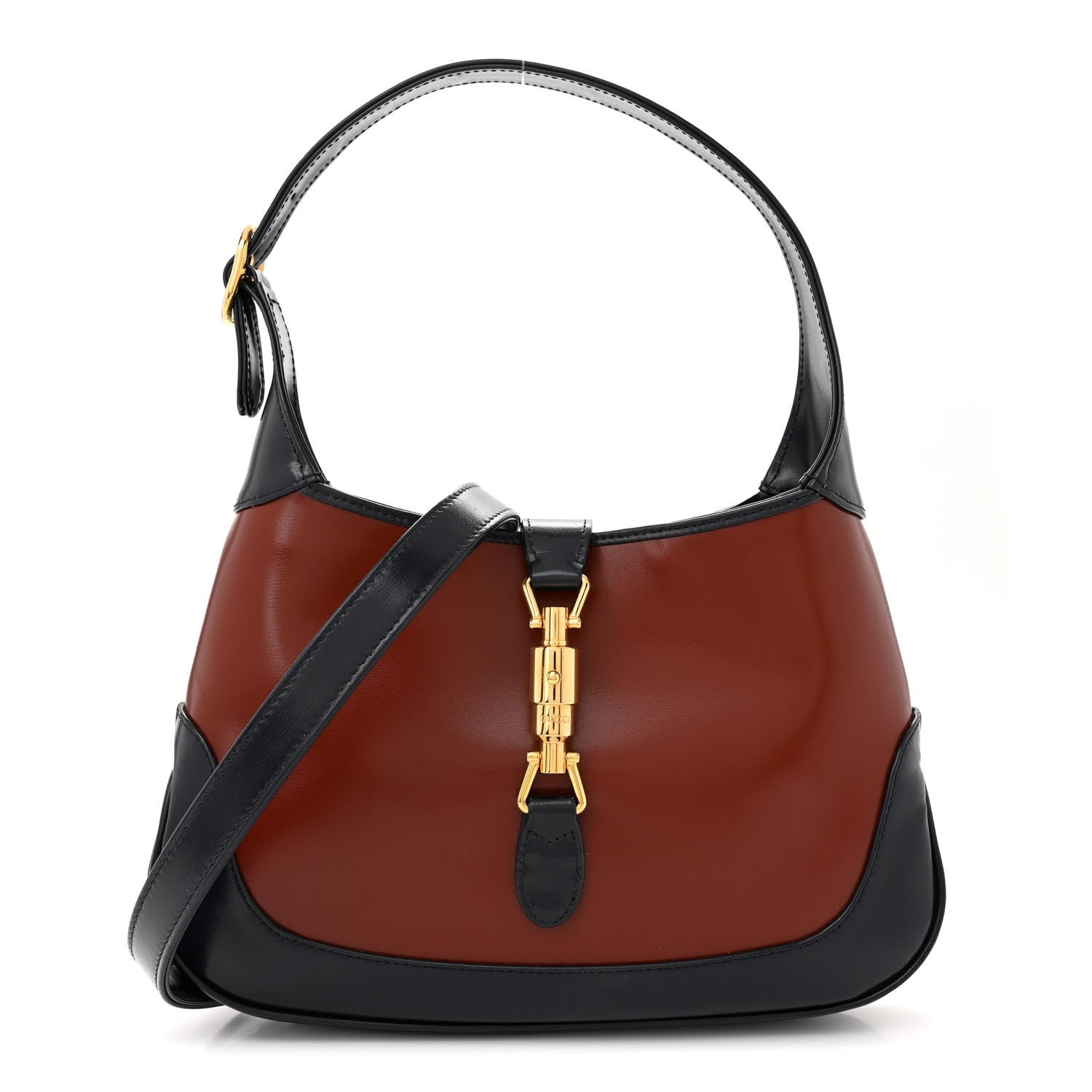 Gucci Boarded Dyana Lux Calfskin Bi-Color Small Jackie 1961 Hobo Mineral Red Blue 1 of 11