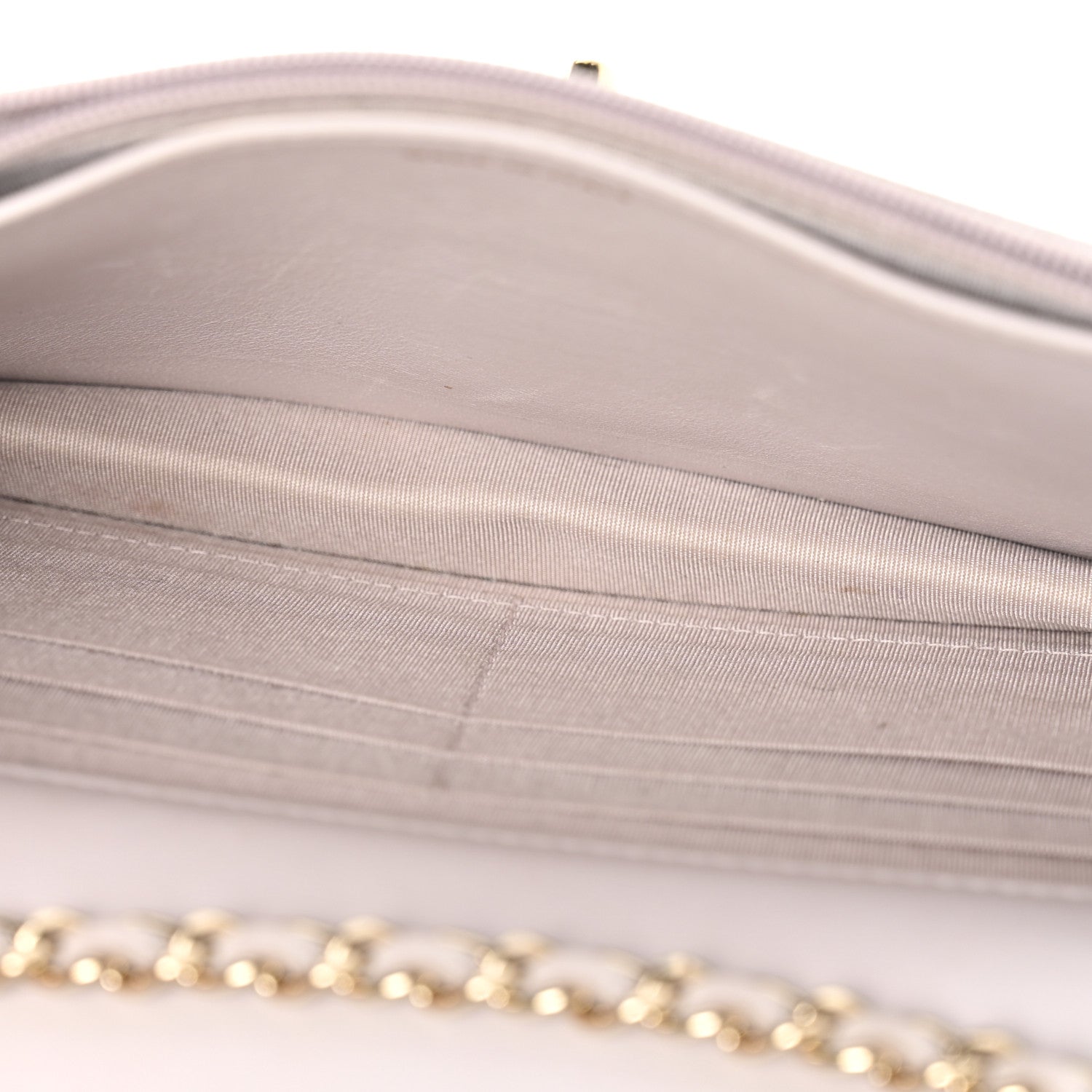 Chanel Lambskin Quilted Trendy CC Wallet On Chain WOC Lilac 5 of 14