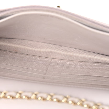 Chanel Lambskin Quilted Trendy CC Wallet On Chain WOC Lilac 5 of 14