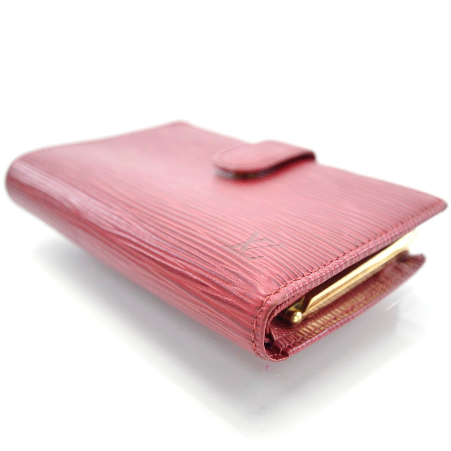 Louis Vuitton Epi French Purse Wallet Red 4 of 9