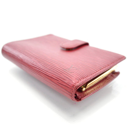 Louis Vuitton Epi French Purse Wallet Red 4 of 9
