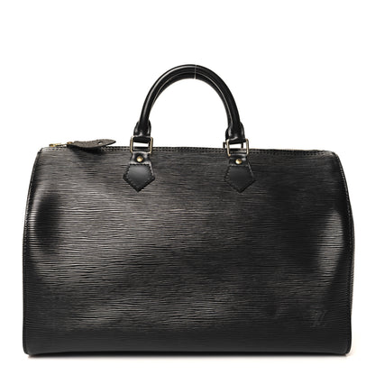 Louis Vuitton Epi Speedy 35 Black 1 of 13