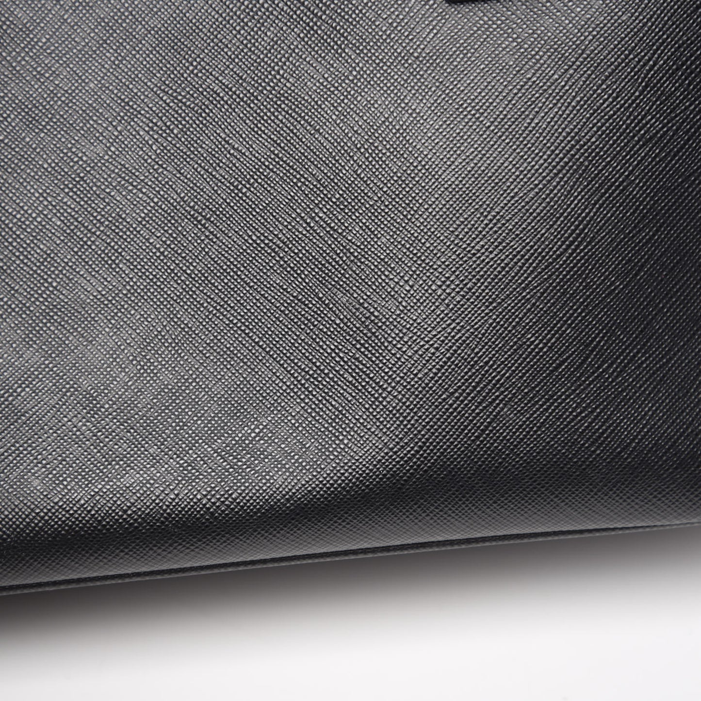 Saffiano Small Galleria Double Zip Tote Black