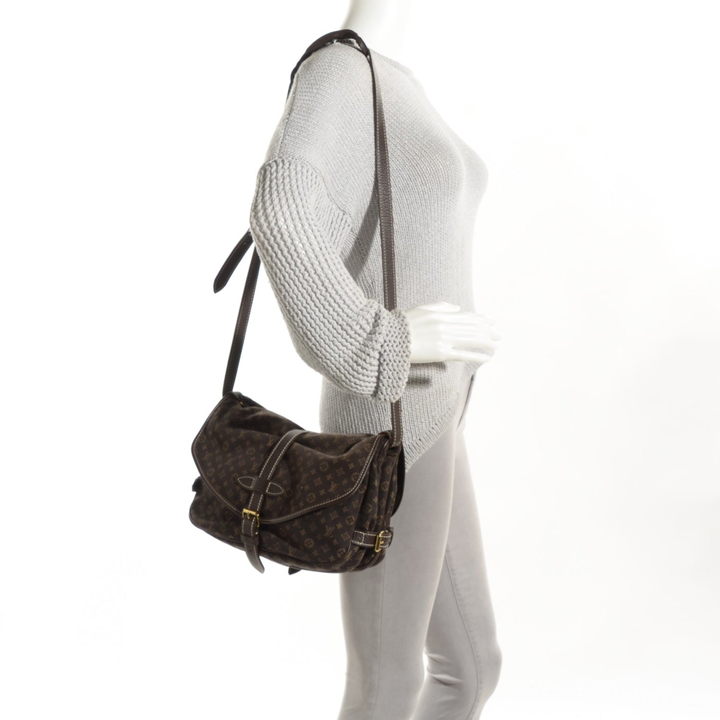 Monogram Mini Lin Saumur Ebene