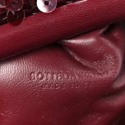 Bottega Veneta Sequin The Mini Pouch Barolo 6 of 11