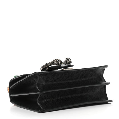 Gucci Dollar Calfskin Crystal Web Mini Dionysus Bamboo Top Handle Bag Black Black Diamond 4 of 7