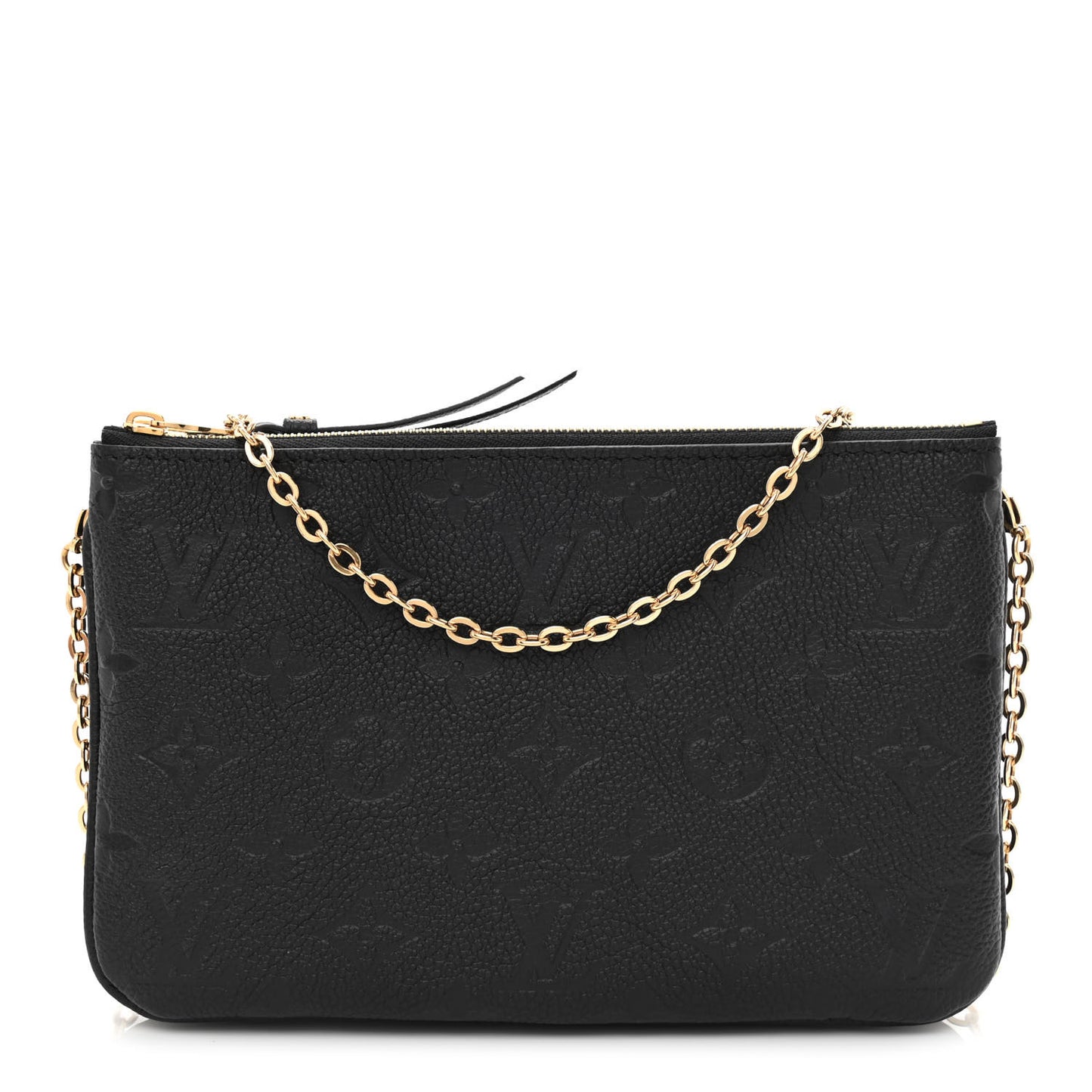 Empreinte Double Zip Pochette Black