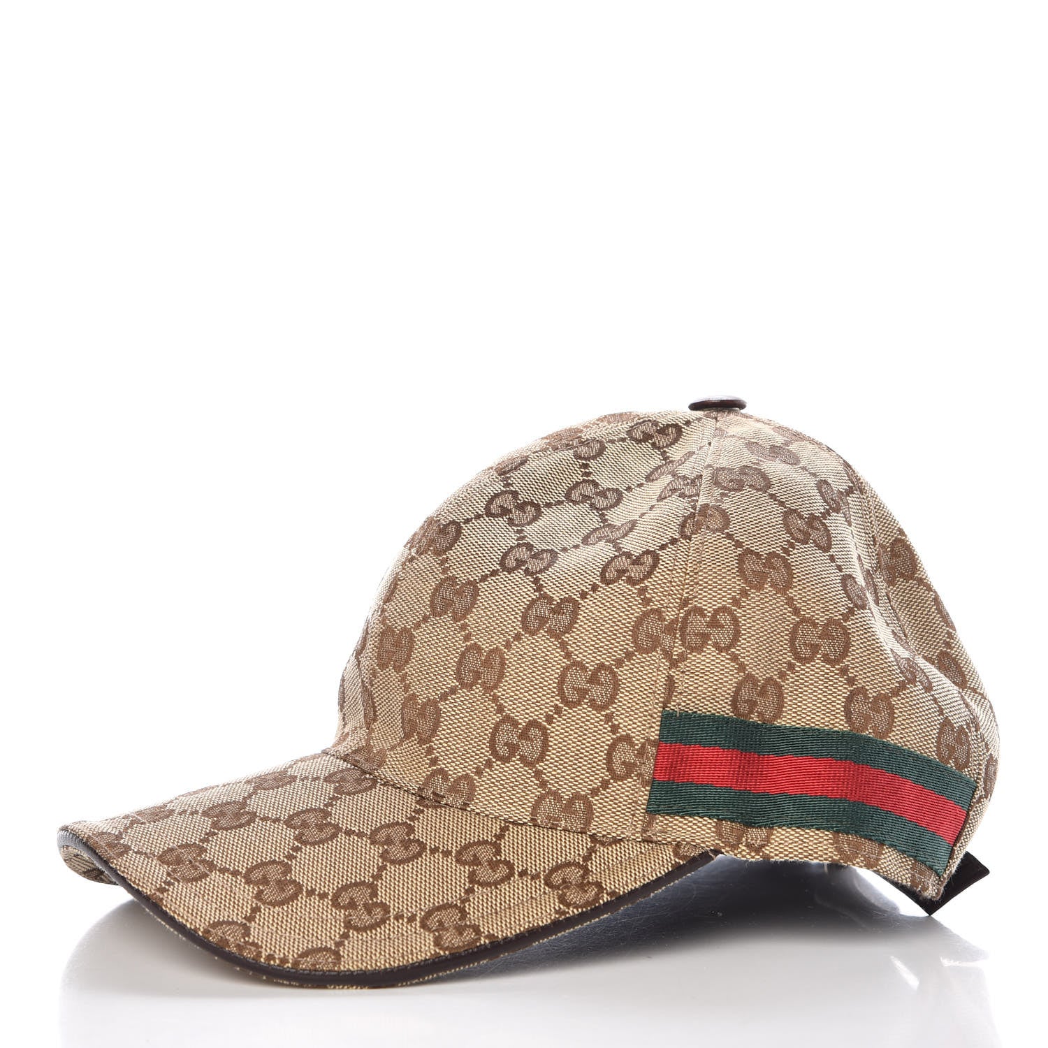 Gucci Monogram Web Baseball Hat L Beige Cocoa 1 of 6