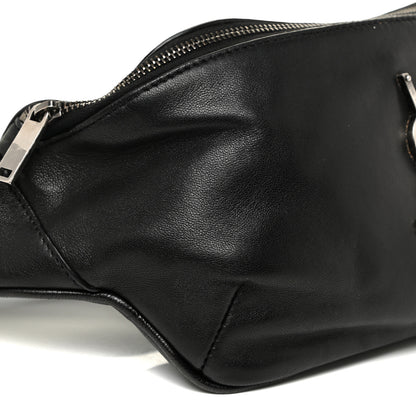 Saint Laurent Calfskin Monogram Belt Bag Black 8 of 19