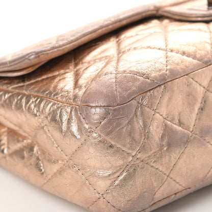 Chanel Metallic Aged Calfskin Quilted 2.55 Reissue 227 Flap Gold 9 of 22