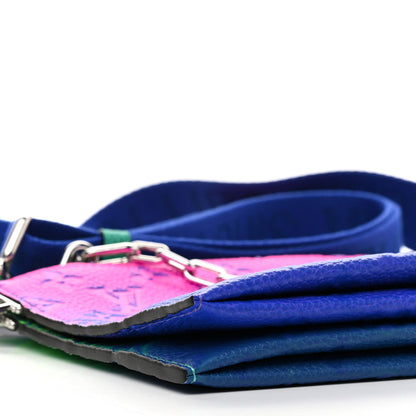 Louis Vuitton Taurillon Illusion Trio Pouch Bleu Rose 8 of 9