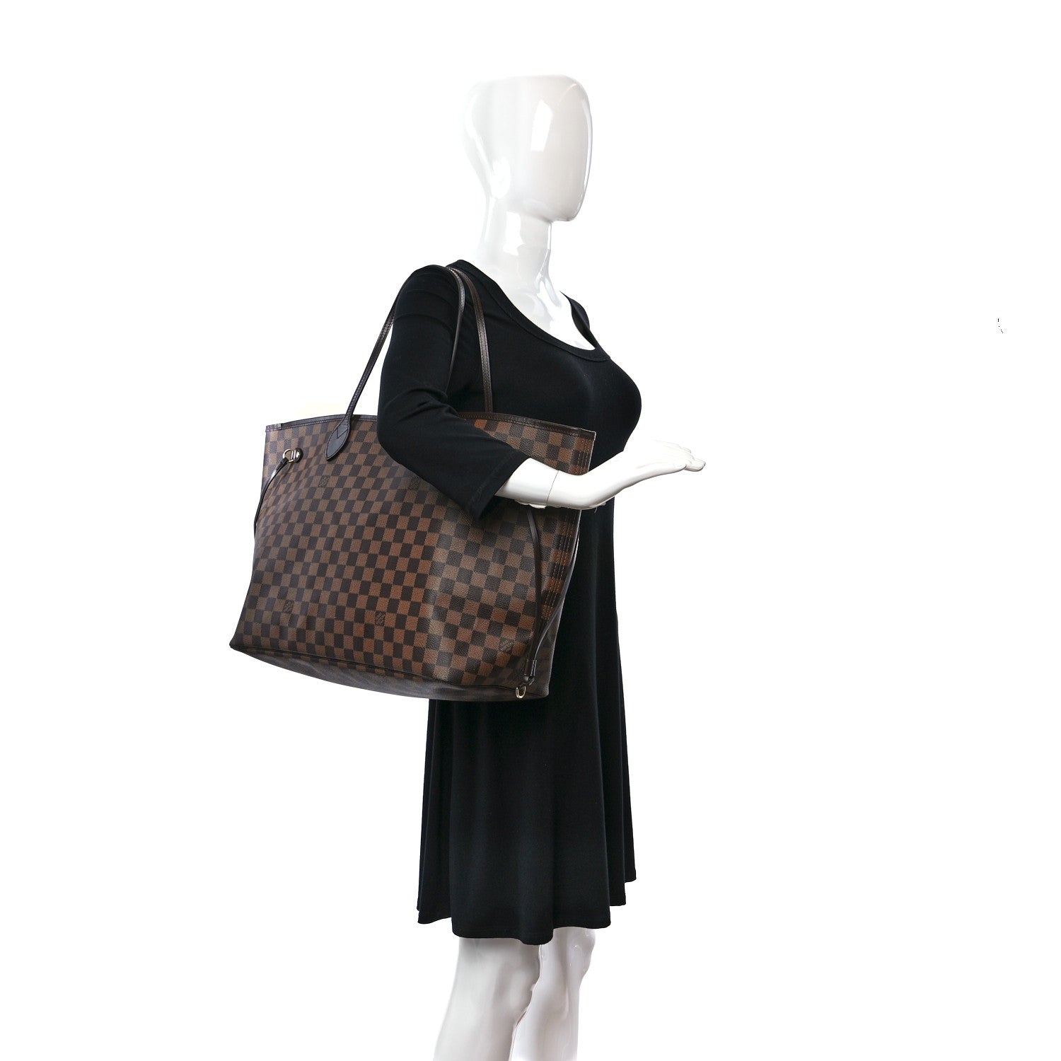 Louis Vuitton Damier Ebene Neo Neverfull GM 3 of 11