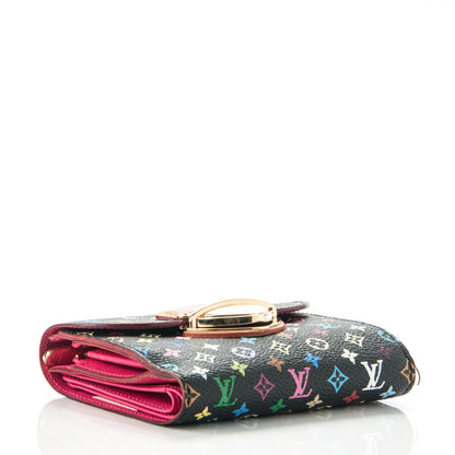 Louis Vuitton Monogram Multicolor Joey Wallet Black Grenade 4 of 7