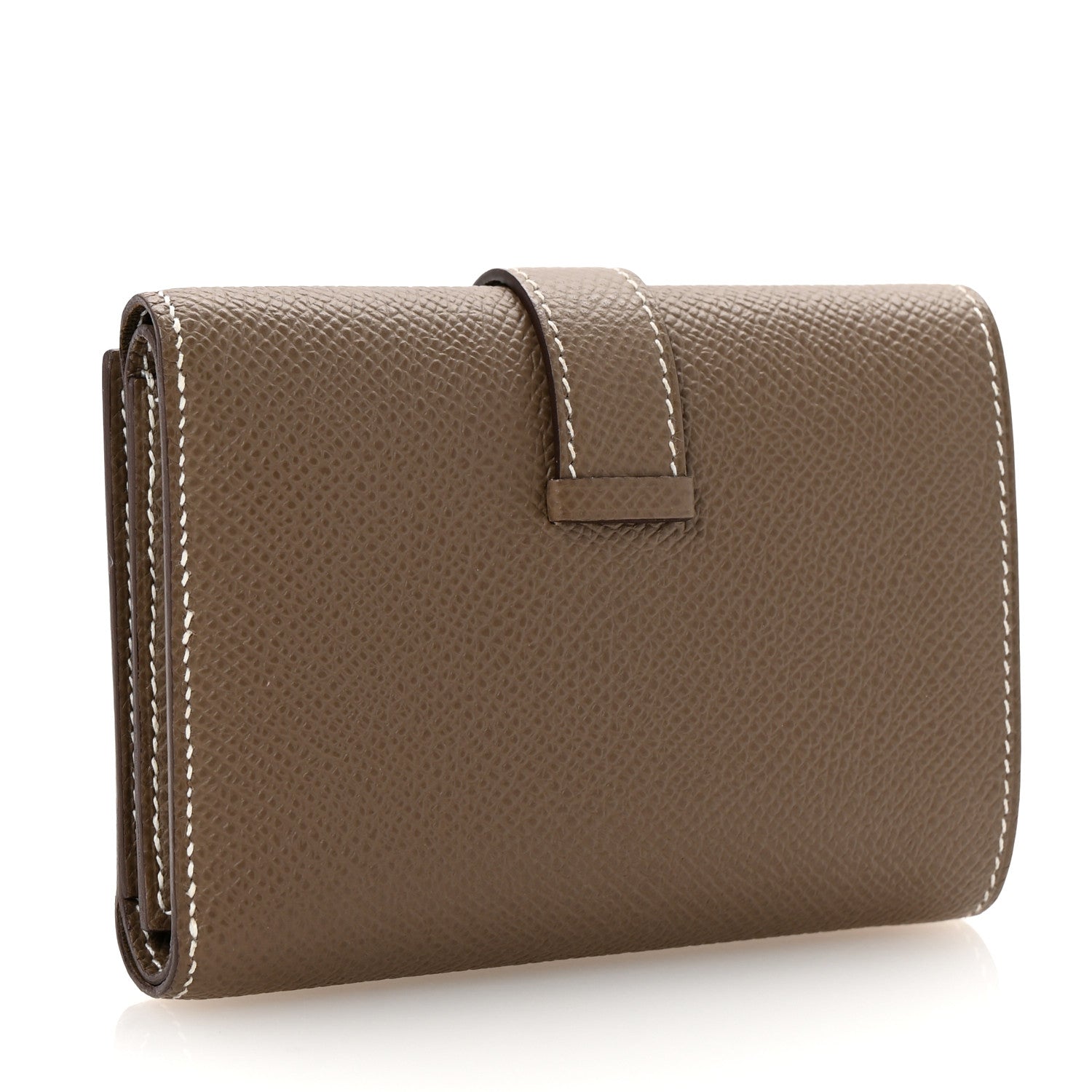 Hermes Epsom Tri-Fold Compact Bearn Wallet Etoupe 3 of 8